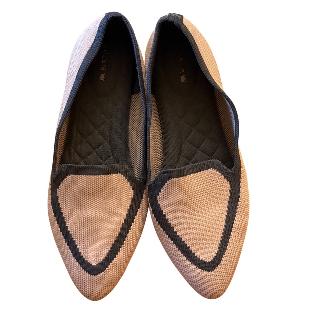 BIRDIES The Blackbird knit loafers Pink Size 7
